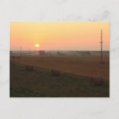 North Dakota Sunrise Briefkaart (Voorkant)