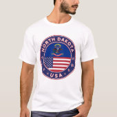 North Dakota T-shirt (Voorkant)
