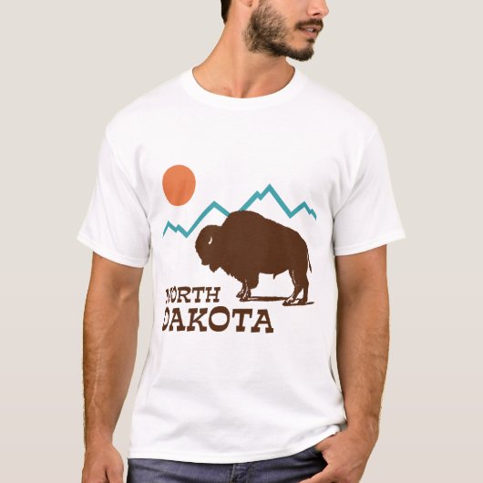 North Dakota T-shirt (Voorkant)