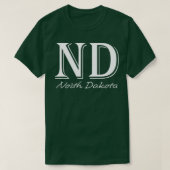 North Dakota T-shirt (Design voorkant)