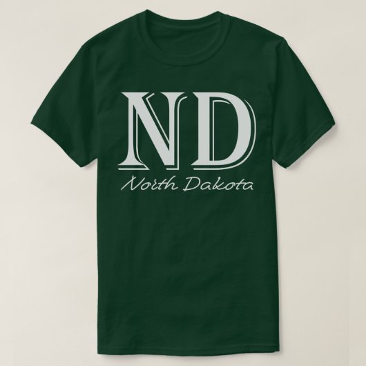 North Dakota T-shirt (Design voorkant)