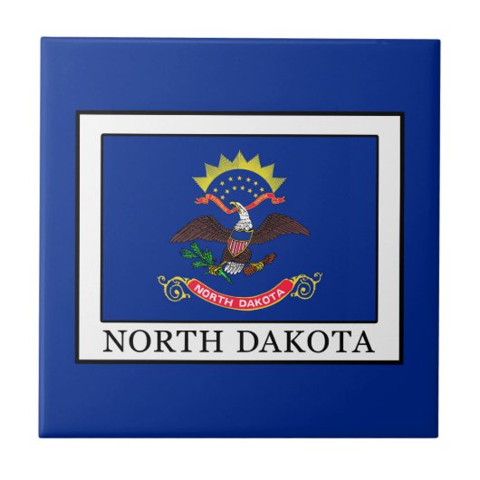 North Dakota Tegeltje (Voorkant)