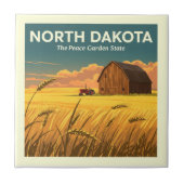  North Dakota Tegeltje (Voorkant)