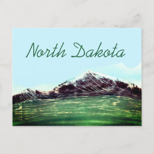 North Dakota Territory Briefkaart