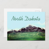 North Dakota Territory Briefkaart (Voorkant / Achterkant)