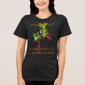 North Dakota Territory Fruit De Chokecherry Tri-Blend Shirt (Voorkant)
