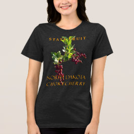 North Dakota Territory Fruit De Chokecherry Tri-Blend Shirt