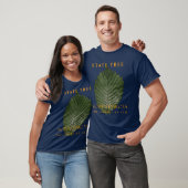 North Dakota Territory Tree, de Amerikaanse Elm T-shirt (Unisex)
