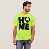 North Dakota Thuis Hart Staat T-Shirts (Voorkant volledig)