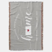 North Dakota Thuisstaat Persoonlijk Deken (Voorkant Verticaal)