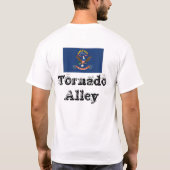 North Dakota Tornado Alley T-shirt (Achterkant)