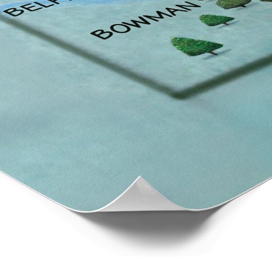 North Dakota USA Poster (Hoek)