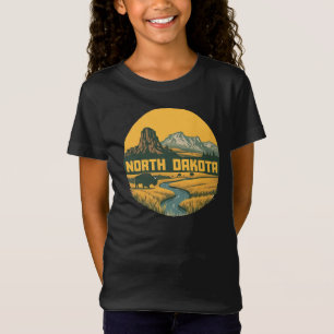 North Dakota Verenigde Staten T-shirt