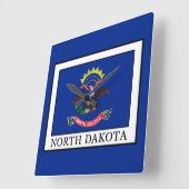 North Dakota Vierkante Klok (Hoek)