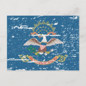  NORTH DAKOTA-vlag Briefkaart (Voorkant)