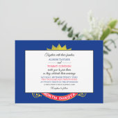 North Dakota vlag, vlag van North Dakota bruiloft Kaart (Staand voorkant)