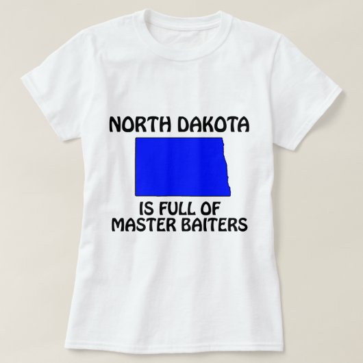 North Dakota - Vol met Meester Aaseters T-shirt (Design voorkant)