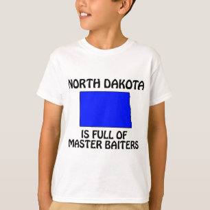 North Dakota - Vol met Meester Aasgordijnen T-shirt