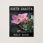 North Dakota Wild Roos Legpuzzel (Verticaal)