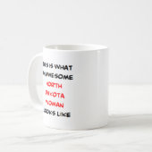 north dakota woman, awesome koffiemok (Voorkant links)