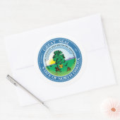 North Dakotan Seal, Zegel van North Dakota Sticker (Envelop)