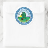 North Dakotan Seal, Zegel van North Dakota Sticker (Tas)