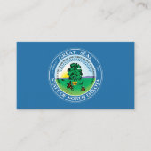 North Dakotan Seal, Zegel van North Dakota Visitekaartje (Voorkant)