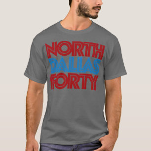 North Dallas Veertig titel Typografie T-shirt