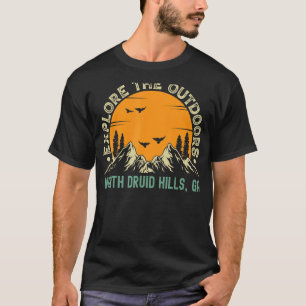 North Druid Hills Georgia onderzoekt de buitenluch T-shirt