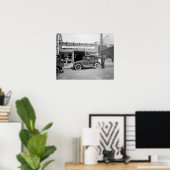 North East Auto Exchange, 1926. Oude foto Poster (Thuiskantoor)