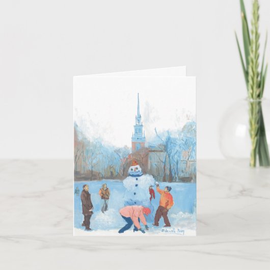 North End Holiday Kaart (Voorkant)