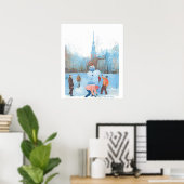 North End-Poster Poster (Thuiskantoor)