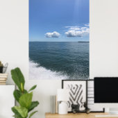North Fork-geluidsgolven Poster (Thuiskantoor)