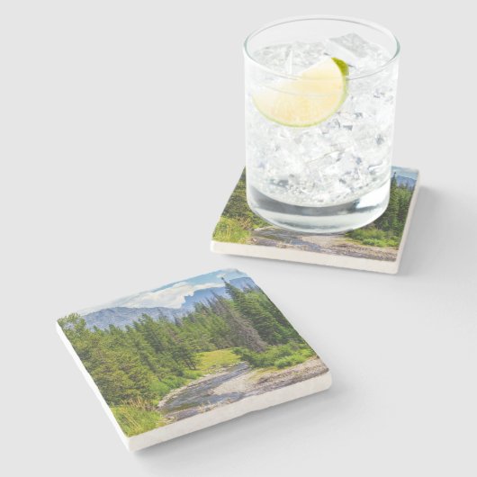 North Fork Shoshone Stenen Onderzetter (Zijkant)