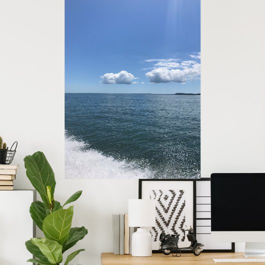 North Fork Sound Waves Poster (Thuiskantoor)