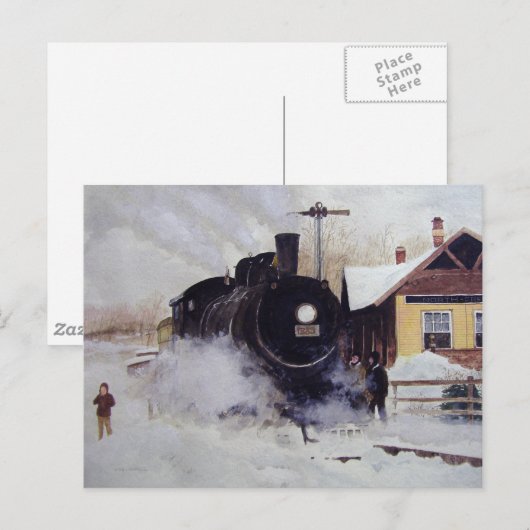 North Freedom Train Depot - briefkaart (Voorkant / Achterkant)