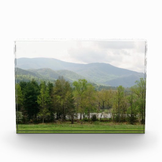 North Georgia Mountains en River Block Photo Fotoblokken (Voorkant)