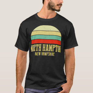 NORTH HAMPTON NEW HAMPSHIRE  Retro Sunset T-shirt