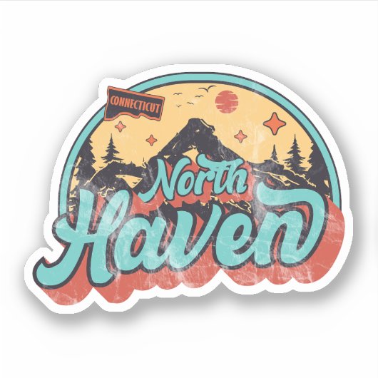 North Haven, Connecticut Sticker (Voorkant)