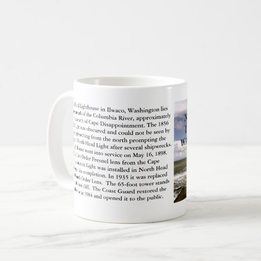 North Head Lighthouse, Mok Washington (Voorkant links)