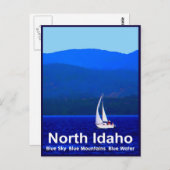North Idaho Blue Briefkaart (Voorkant / Achterkant)