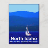North Idaho Blue Briefkaart (Voorkant)
