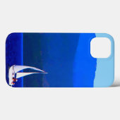 North Idaho Blue Case-Mate iPhone Case (Achterkant (horizontaal))