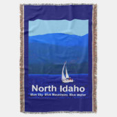 North Idaho Blue Deken (Voorkant Verticaal)