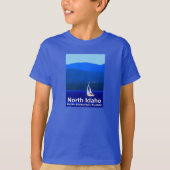 North Idaho Blue T-shirt (Voorkant)