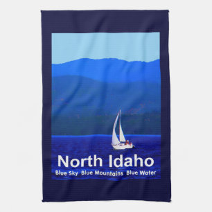 North Idaho Blue Theedoek