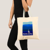 North Idaho Blue Tote Bag (Voorkant (product))