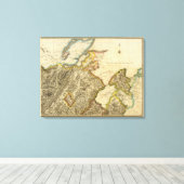 North Inverness Shire 2 Canvas Afdruk (Insitu (Houten vloer))