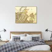 North Inverness Shire 2 Canvas Afdruk (Insitu (Slaapkamer))