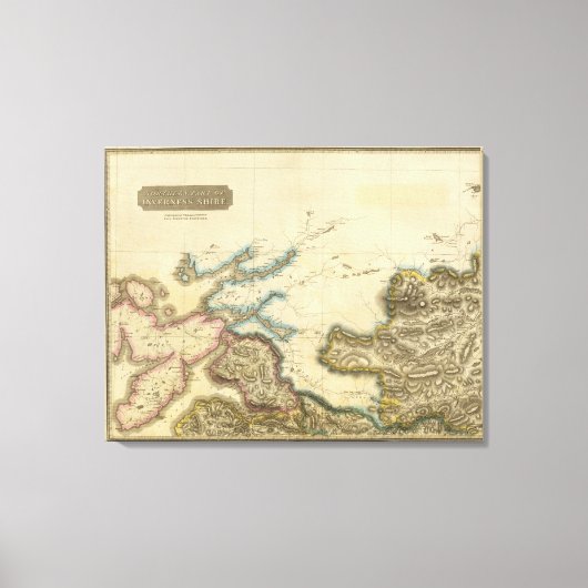 North Inverness Shire Canvas Afdruk (Voorkant)